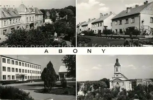 AK / Ansichtskarte Abony Teilasichten Gebaeude Kirche Abony