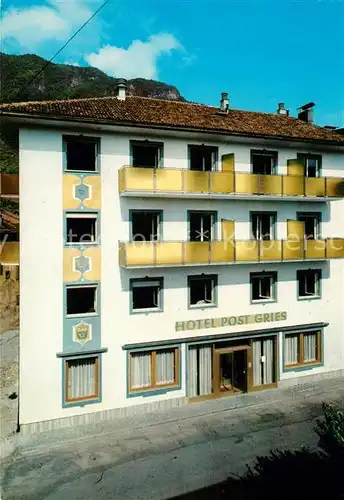 AK / Ansichtskarte Bozen_Gries Hotel Post Bozen Gries
