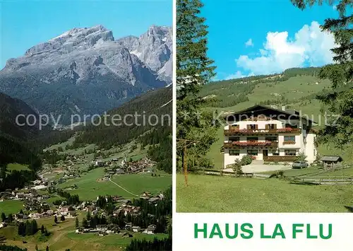 AK / Ansichtskarte La_Villa_Val_Badia Pension La Flu Alpenpanorama La_Villa_Val_Badia