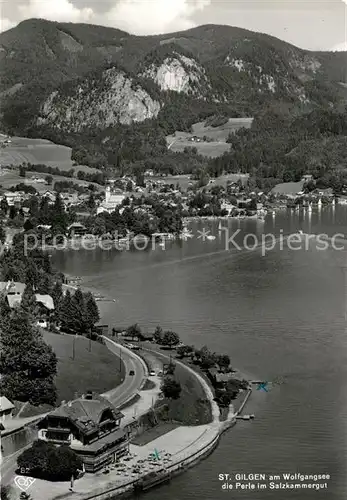 AK / Ansichtskarte St_Gilgen_Salzkammergut Perle des Salzkammergutes Fliegeraufnahme St_Gilgen_Salzkammergut