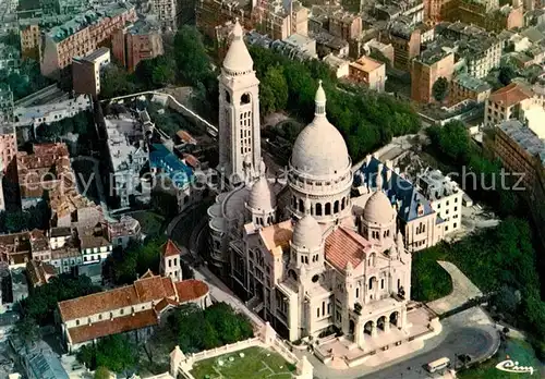 AK / Ansichtskarte Paris Sacre Coeur vue aerienne Paris