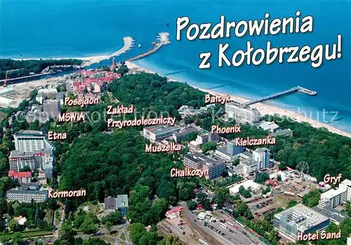 AK / Ansichtskarte Kotobrzeg Fliegeraufnahme Kotobrzeg