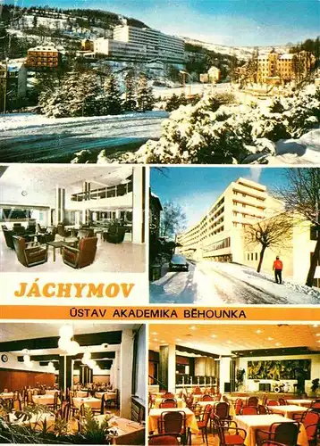 AK / Ansichtskarte Jachymov Ustav akademika Behounka Hotel Restaurant Jachymov