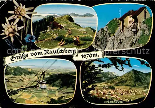 AK / Ansichtskarte Ruhpolding Rauschberg Seilbahn Ruhpolding