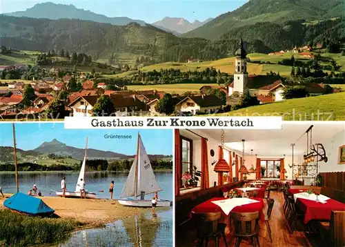 AK / Ansichtskarte Wertach Gasthaus Zur Krone Gruentensee Wertach