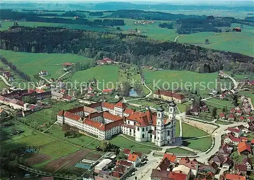 AK / Ansichtskarte Ottobeuren Fliegeraufnahme Abtei Ottobeuren