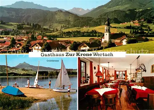 AK / Ansichtskarte Wertach Gasthaus zur Krone Wertach