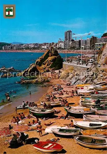 AK / Ansichtskarte Lloret_de_Mar Strand La Caleta Lloret_de_Mar