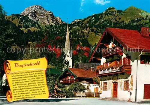 AK / Ansichtskarte Bayrischzell mit Wendelstein Bayrischzell