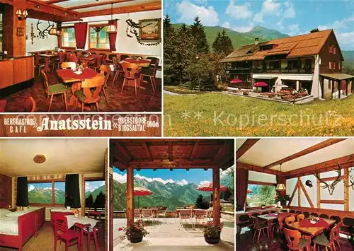 AK / Ansichtskarte Birgsau Oberstdorf Gasthaus Anatsstein Birgsau