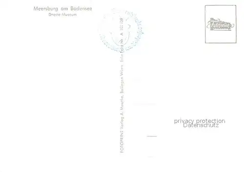 AK / Ansichtskarte Meersburg_Bodensee Droste Museum Meersburg Bodensee