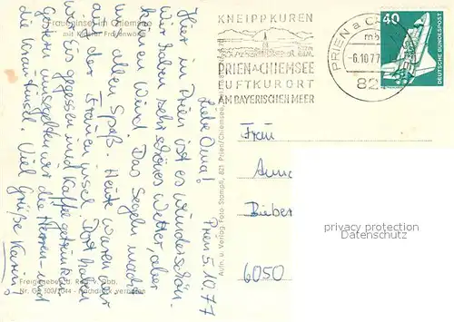 AK / Ansichtskarte Fraueninsel_Chiemsee Kloster Frauenwoerth Fliegeraufnahme Fraueninsel Chiemsee