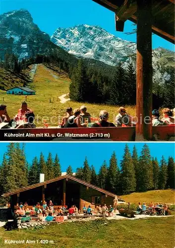 AK / Ansichtskarte Watzmann Kuehroint Alm Watzmann