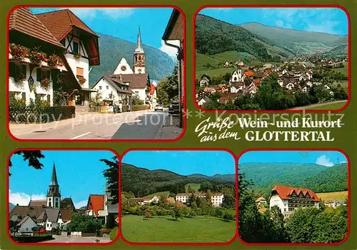 AK / Ansichtskarte Glottertal Ortspartien Glottertal