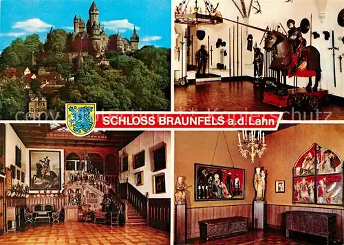 AK / Ansichtskarte Braunfels Schloss der Fuersten zu Solms Braunfels Braunfels