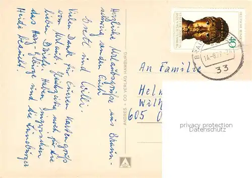 AK / Ansichtskarte Braunschweig Brunnendenkmal Andreaskirche Damm Burgplatz Braunschweig