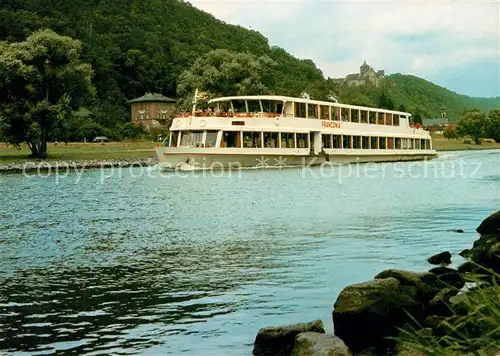 AK / Ansichtskarte Rothenfels_Unterfranken Burg Salonschiff Franconia Rothenfels Unterfranken