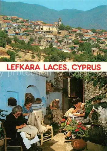 AK / Ansichtskarte Lefkara Laces Frauen sticken Spitzen Lefkara