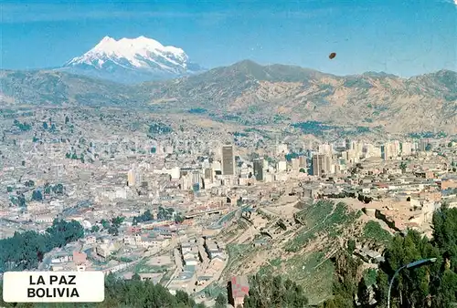 AK / Ansichtskarte La_Paz_Bolivia Fliegeraufnahme La_Paz_Bolivia