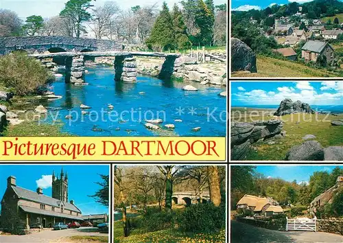 AK / Ansichtskarte Dartmoor Steinbruecken Kirche  Dartmoor