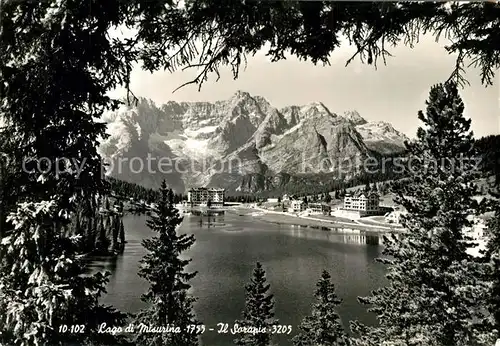 AK / Ansichtskarte Lago_di_Misurina Il Sorapis Lago_di_Misurina