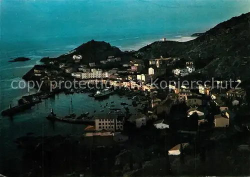 AK / Ansichtskarte Isola_del_Giglio Hafen am Abend Isola_del_Giglio