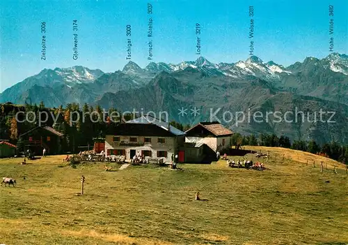 AK / Ansichtskarte Verdins Gasthaus Tallner Alm Hirzerhuette Verdins