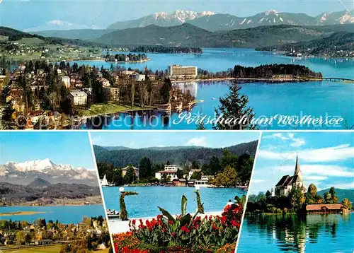 AK / Ansichtskarte Poertschach_Woerthersee Fliegeraufnahme Poertschach Woerthersee