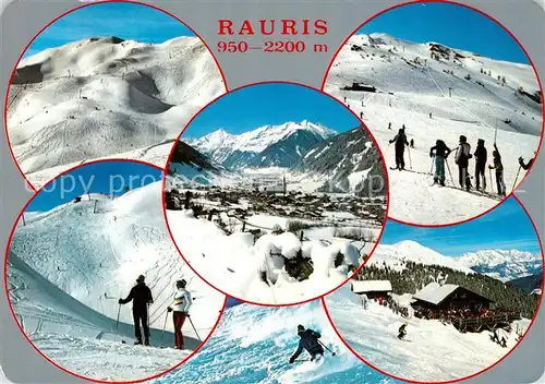 AK / Ansichtskarte Rauris Skigebiet  Rauris
