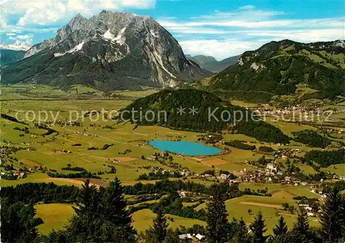 AK / Ansichtskarte Ennstal Fliegeraufnahme Puttersee mit Grimming Ennstal