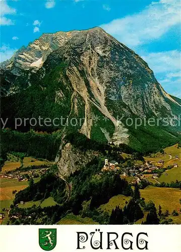 AK / Ansichtskarte Puergg Trautenfels mit Grimming  Puergg Trautenfels