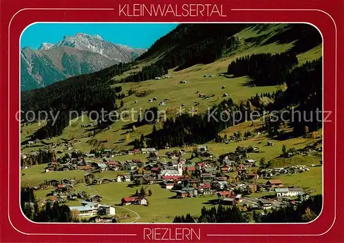 AK / Ansichtskarte Riezlern_Kleinwalsertal_Vorarlberg Fliegeraufnahme Oberwestegg und Nebelhorn Riezlern_Kleinwalsertal