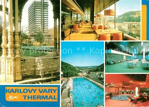 AK / Ansichtskarte Karlovy_Vary Sanatorium Thermalbad Karlovy Vary