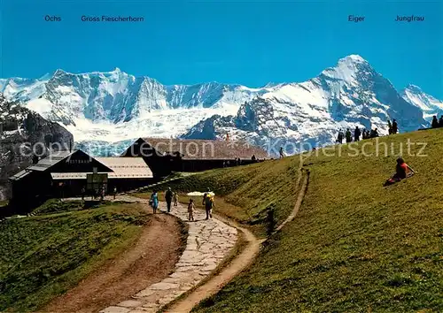 AK / Ansichtskarte Grindelwald Bergstation Bergrestaurant First Grindelwald