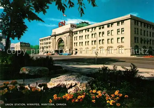 AK / Ansichtskarte Winnipeg Union Station Winnipeg