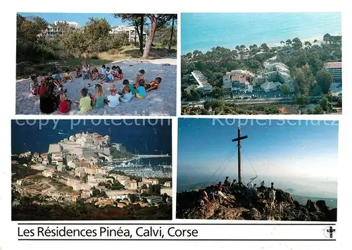 AK / Ansichtskarte Calvi Les Residences Pinea Gipfelkreuz Calvi