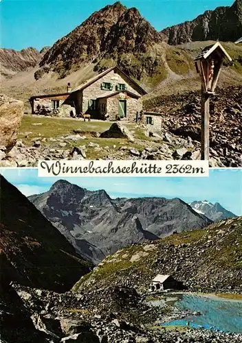 AK / Ansichtskarte oetztal_Tirol Winnebachseehuette Bergsee Gebirgspanorama oetztaler Alpen oetztal Tirol