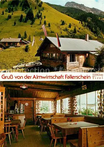 AK / Ansichtskarte Stanzach_Tirol Almwirtschaft Fallerschein Stanzach Tirol