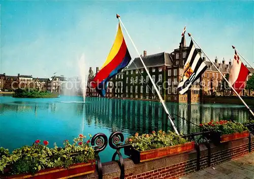 AK / Ansichtskarte s Gravenhage Buitenhof met regeringsgebouwen s Gravenhage