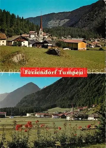 AK / Ansichtskarte Tumpen Ortsansicht mit Kirche Landschaftspanorama Tumpen