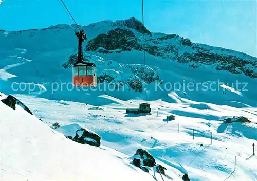 AK / Ansichtskarte Ischgl Id Alpe mit Silvrettabahn Wintersportplatz Alpen Ischgl