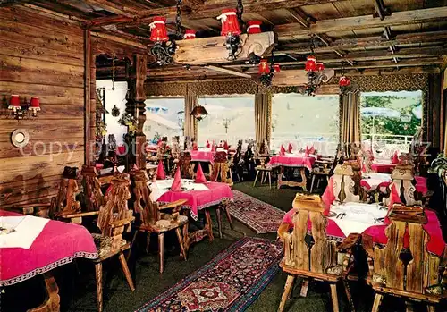 AK / Ansichtskarte Berwang_Tirol Alpenhotel Berwanger Hof Restaurant Walliser Stube Berwang Tirol