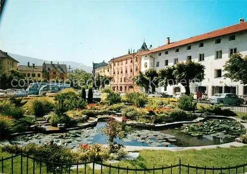 AK / Ansichtskarte Bressanone Piazza Duomo Ziergarten am Domplatz Bressanone