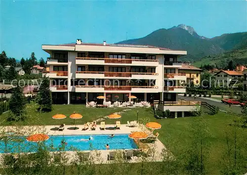 AK / Ansichtskarte Meran_Merano Hotel Pollinger Swimming Pool Meran Merano