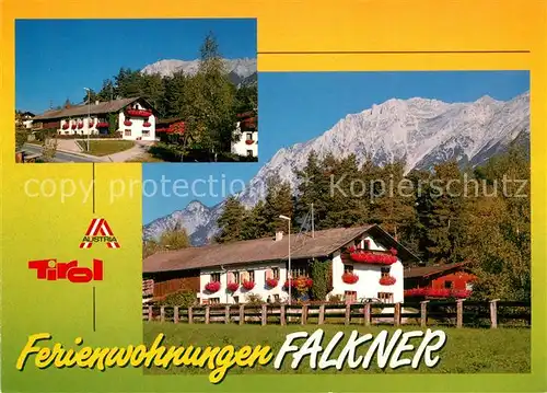 AK / Ansichtskarte Obsteig_Tirol Ferienwohnungen Falkner Alpenblick Obsteig_Tirol