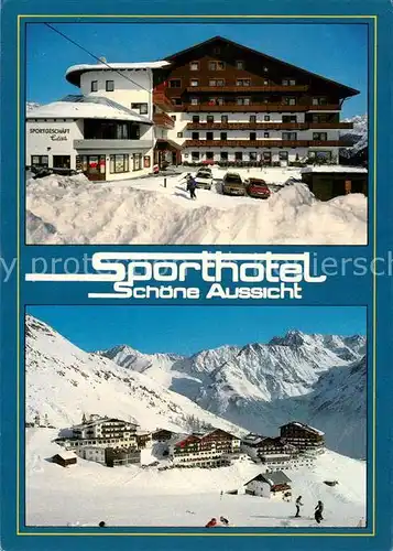 AK / Ansichtskarte Hochsoelden Sporthotel Schoene Aussicht Alpenpanorama Hochsoelden