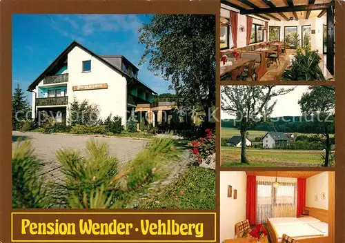 AK / Ansichtskarte Vehlberg Pension Wender Gaststube Fremdenzimmer Vehlberg