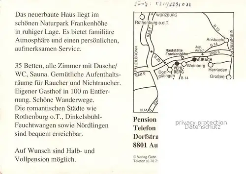 AK / Ansichtskarte Vehlberg Pension Wender Gaststube Fremdenzimmer Vehlberg