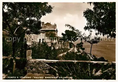 AK / Ansichtskarte Porto_San_Stefano Villino Baschieri Salvadori Porto_San_Stefano