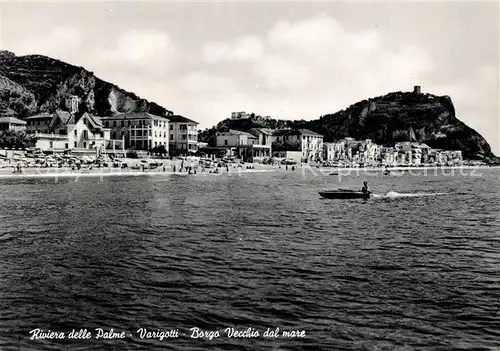 AK / Ansichtskarte Varigotti Borgo Vecchio dal mare Riviera delle Palme Varigotti